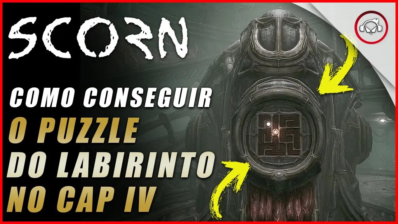 Scorn, Como resolver o puzzle do labirinto no cap 4 | Super dica