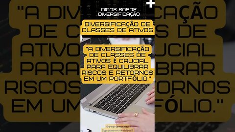 Dicas de Diversificação #dicas #dinheiro #bolsadevalores #b3 #ideas #youtubeshorts #investing