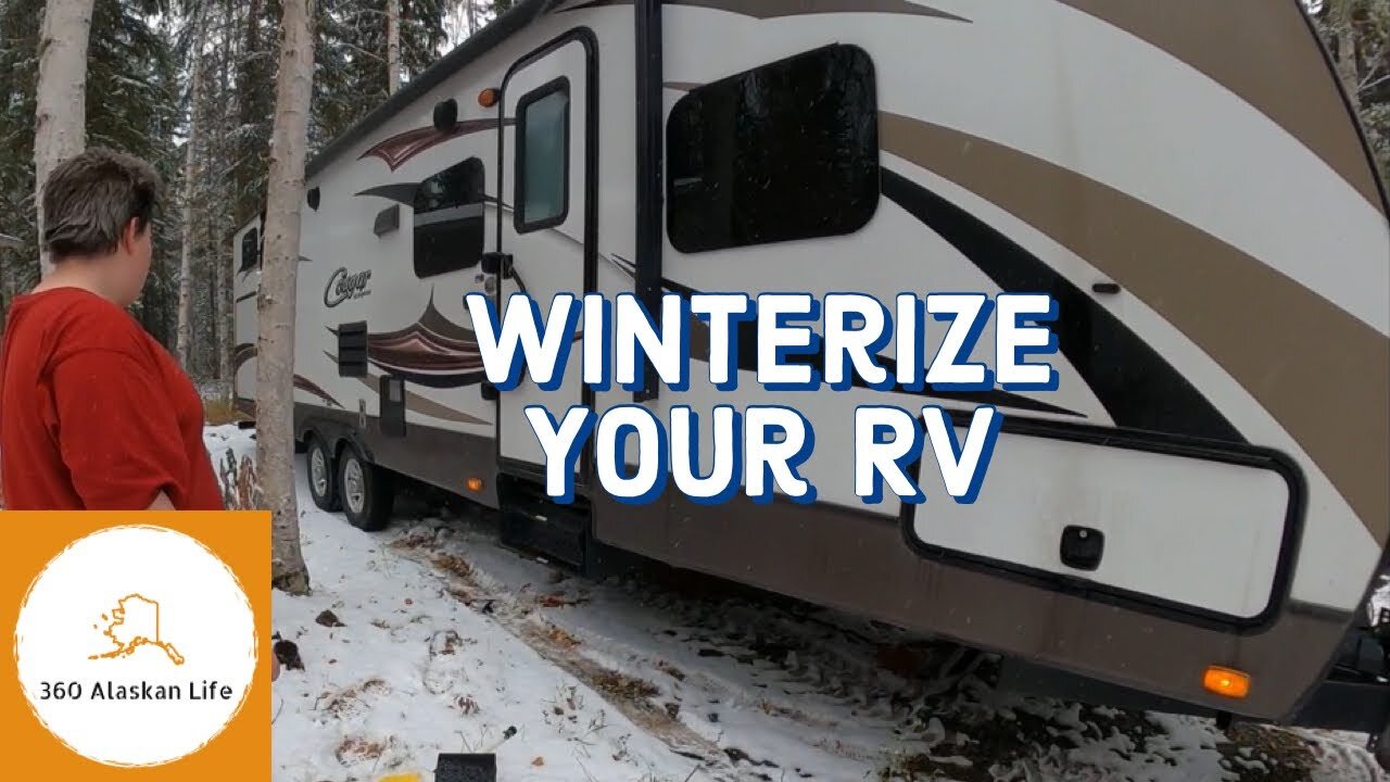 Getting the Keystone Cougar Travel Trailer Ready for Winter (No RV Antifreeze)