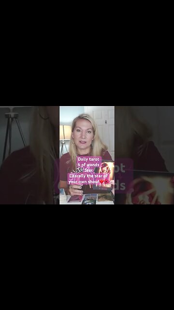 Daily tarot card reading Superstar!! #tarot #6ofwands #shorts #thestar