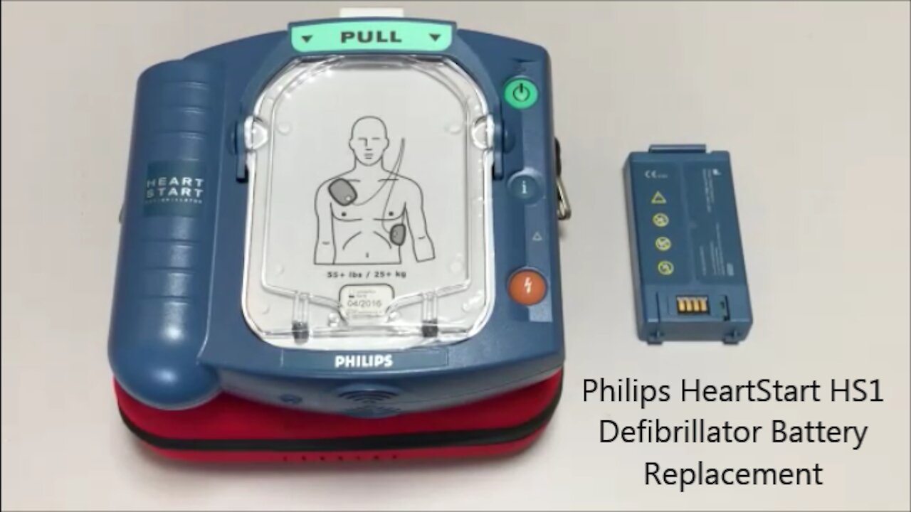 Philips HeartStart HS1 Defibrillator Battery Replacement