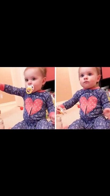 Baby doesn't seem to like a pacifier in his mouth