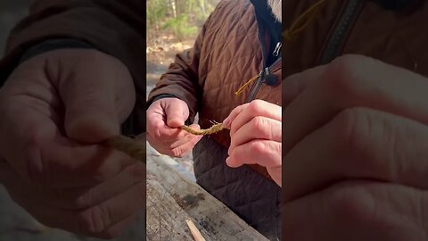Hemp Uses for no Waste. #shorts #hemp #recycle #rope #bushcraft