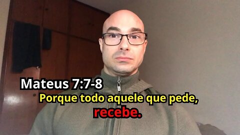 Reflexão bíblica sobre Mateus 7:7-8