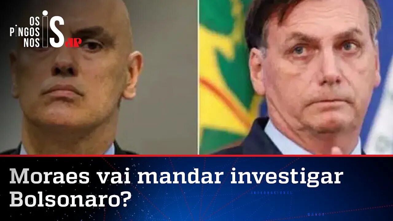 Moraes envia para PGR pedido de investigação contra Bolsonaro por suposta interferência na PF