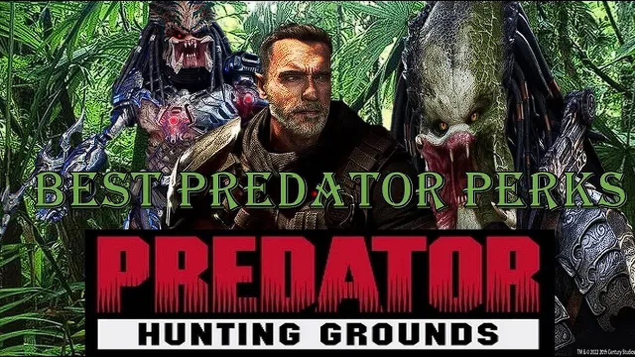 THE BEST PERKS FOR PREDATOR RANKING TOP 5 PERKS ON PREDATOR: HUNTING GROUNDS