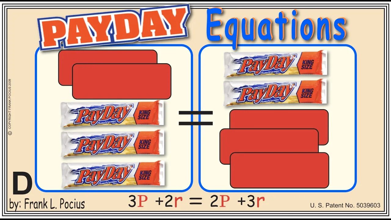 D1_vis PAYDAY 3P+2r=2P+3r _ SOLVING BASIC EQUATIONS _ SOLVING BASIC WORD PROBLEMS