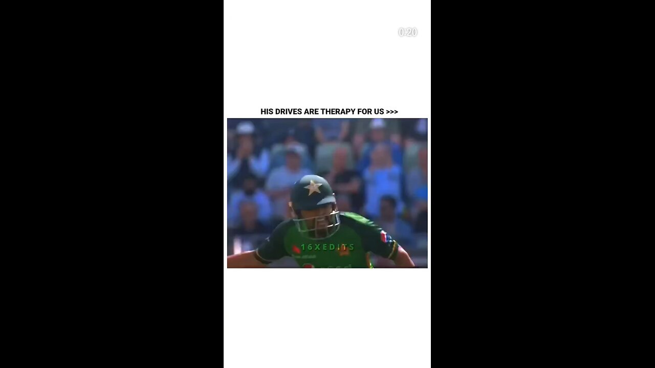 BABAR AZAM COVER DRIVE