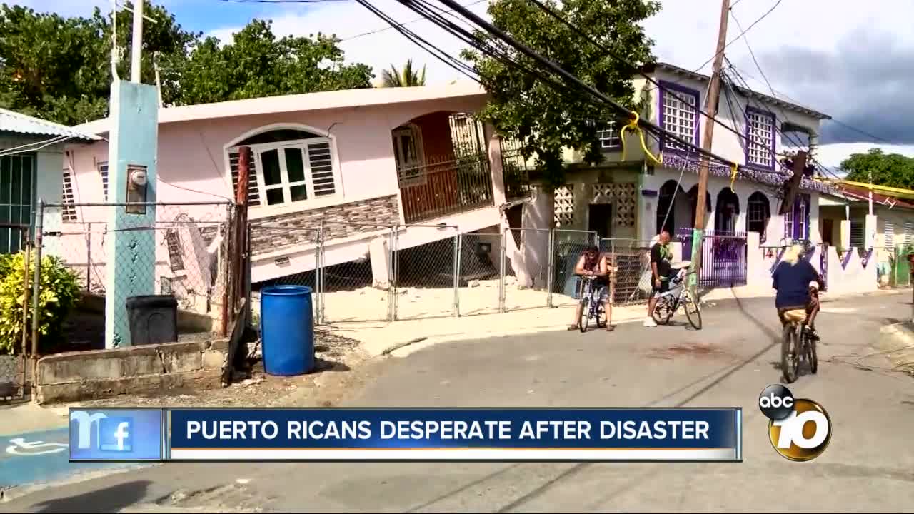San Diego man describes desperation family in Puerto Rico faces