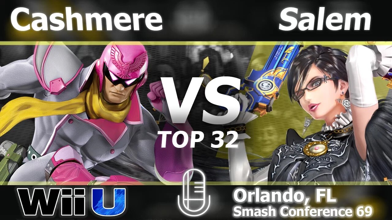 Cashmere (C. Falcon) vs. MVG|Salem (Bayonetta) - Top 32 Smash Wii U - SC:69