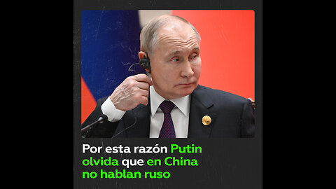 Putin admite que "se siente como en casa" en China