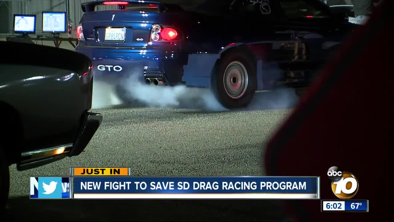 New fight to save San Diego drag racing program
