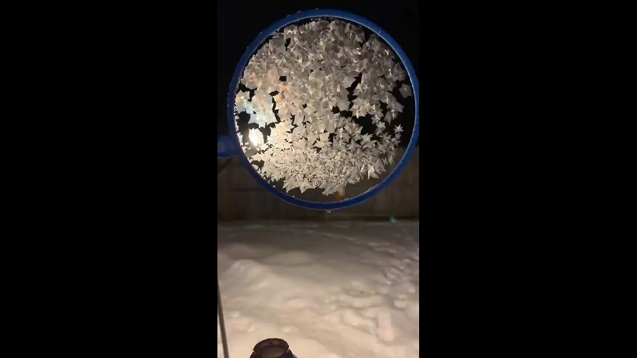 "Soo Beautiful Who Knew Blowing Bubbles In The Snow Could Be This Magic Follow For More Videos"...!