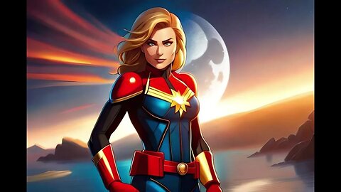 Captain Marvel Comics Style