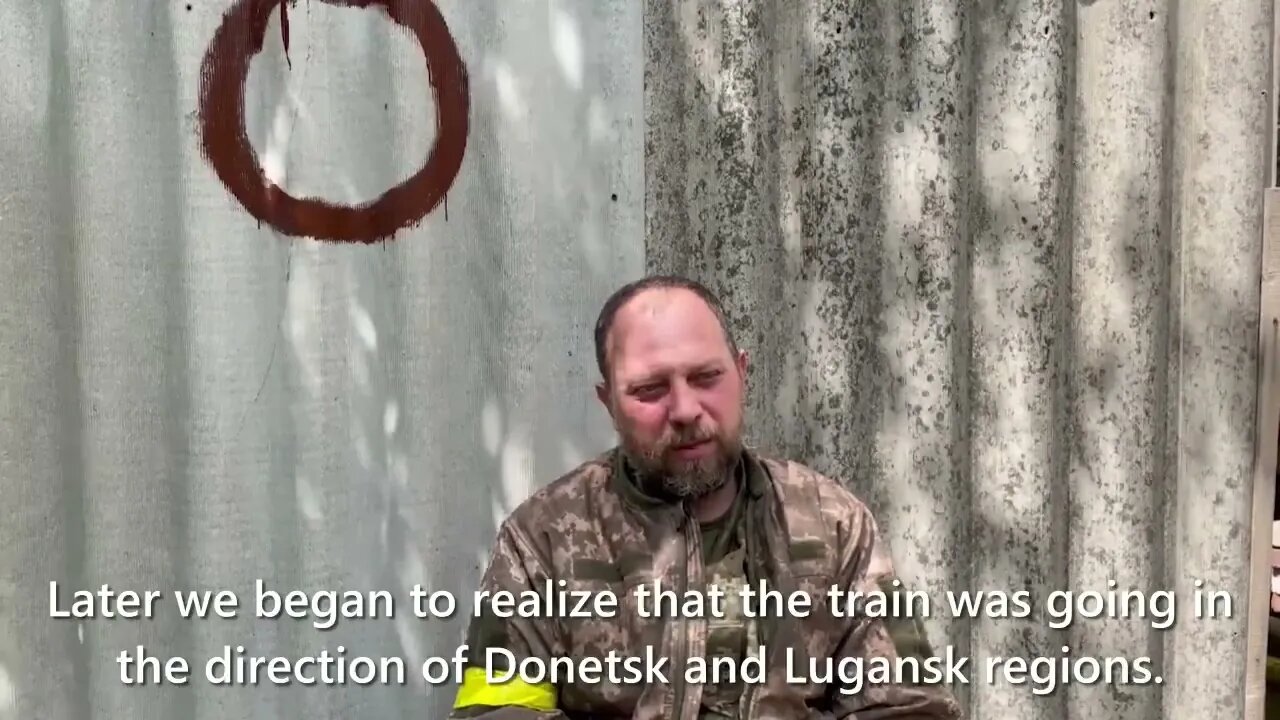 Ukrainian soldier talk about how he was made to fight and most just want peace.