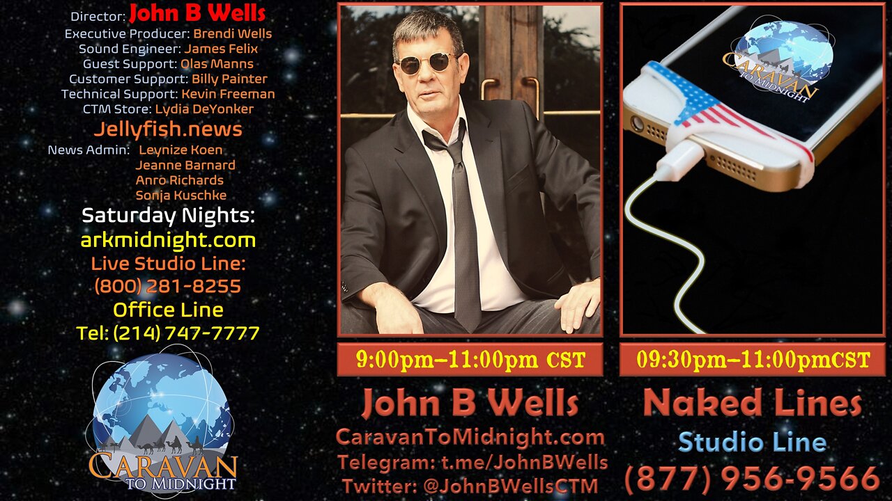 Naked Lines Friday 1776 - John B Wells LIVE