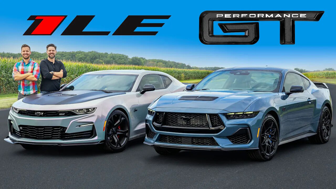 2024 Mustang GT Performance vs Camaro SS 1LE // DRAG RACE and LAP TIMES