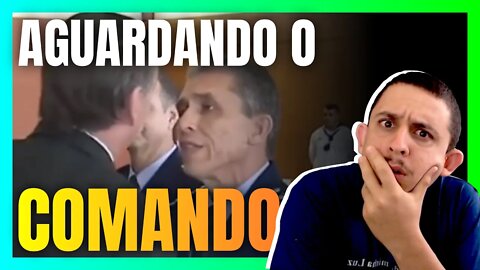BOLSONARO CHORA em evento com MILITARES e oficial de alta patente diz AGUARDAR COMANDO. Será mesmo?
