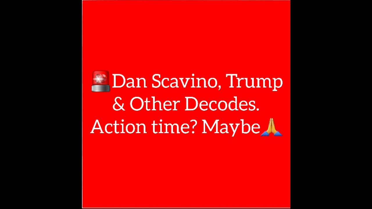 🚨Dan Scavino, Trump & Others. Action time⁉️