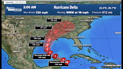 Tropical update: Wednesday 5 a.m