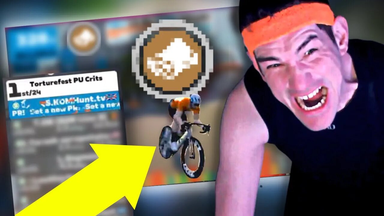 POWER-UP ATTACK ON ZWIFT 405w for 5mins!