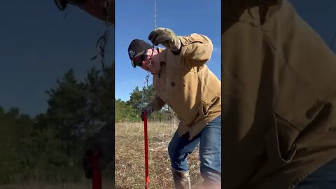 This handy tool makes planting so much EASIER #deer #deerhunting #foodplot #tree #shorts