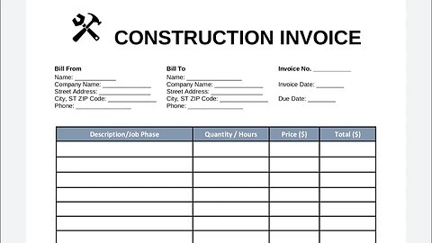 Save Money on Contractor’s Invoice