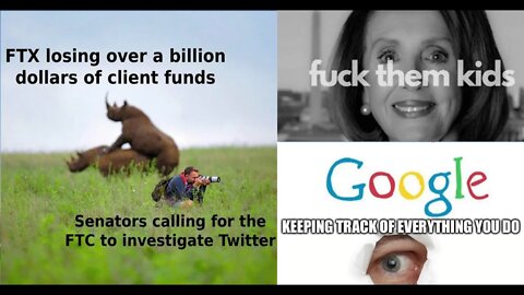 Nancy Pelosi Gone & Progressives Do Nothing, Celebrities & FTX, Google Class Action Settlement