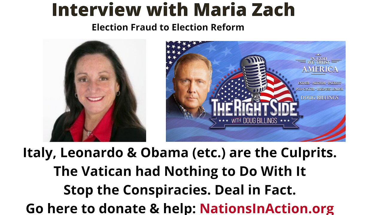 Doug's Interview with Maria Zach. March 29, 2021