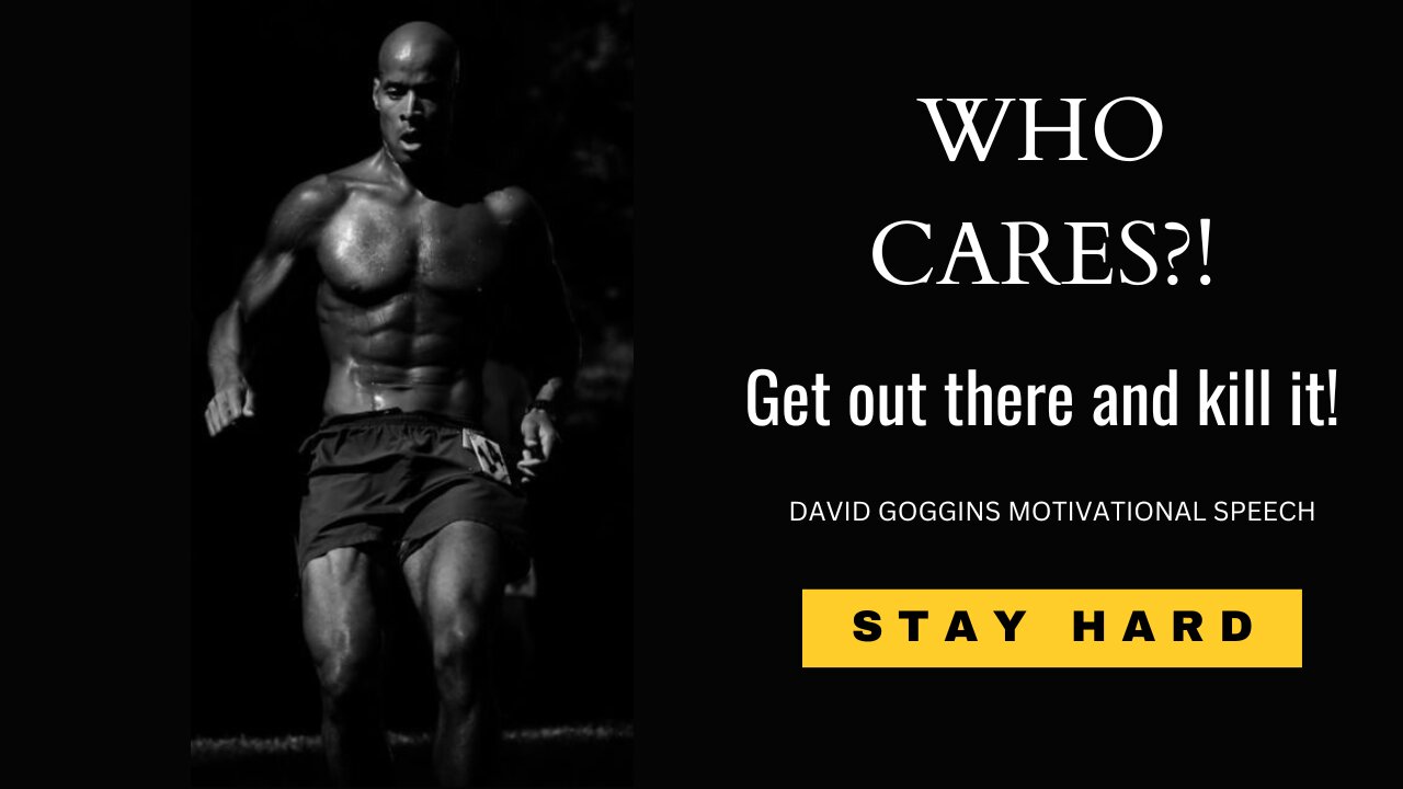 YOU NEED THIS - David Goggins Motivational Speech