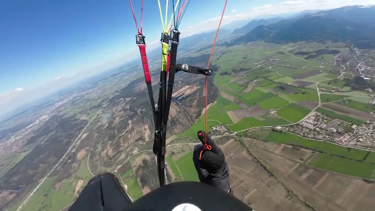 Gleitschirm Streckenflug am Sulzberg - einfach mal nach Hause fliegen-11