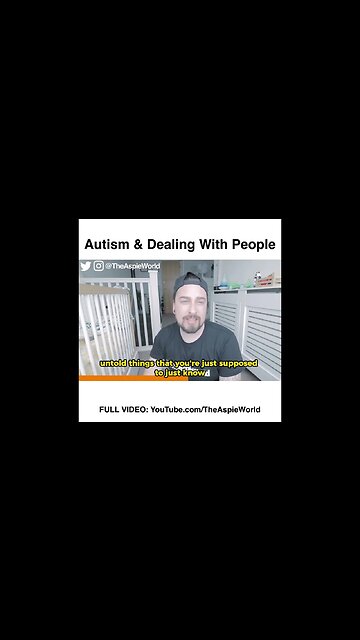 Autism And Dealing With People @TheAspieWorld #autism #shorts #actuallyautistic