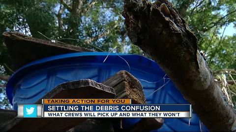 Settling the debris confusion: Here's what crews will pick up after Irma