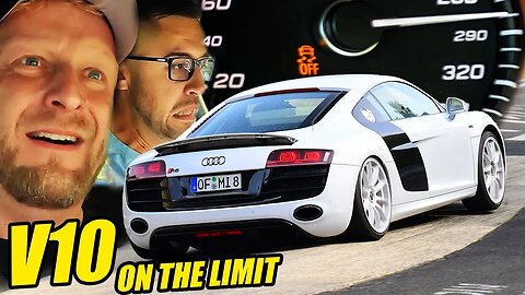 Pushed HOT Audi R8 V10 To THE LIMIT! // Nürburgring