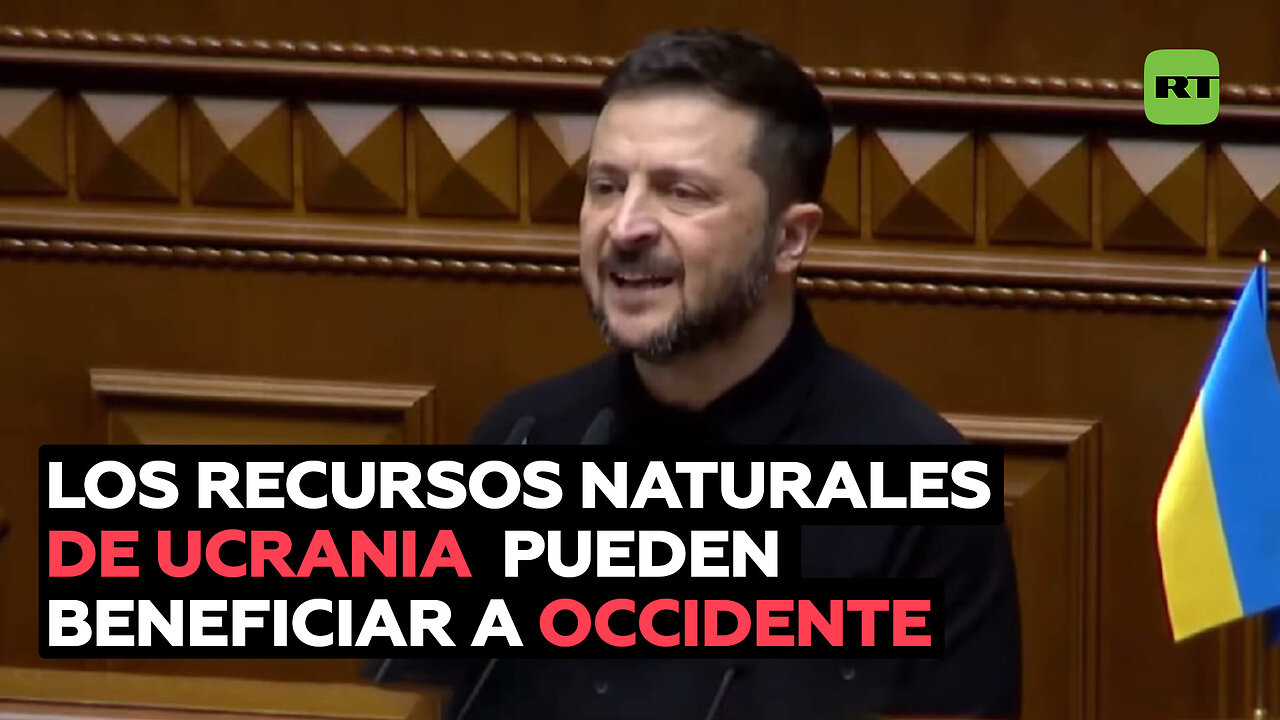 Zelenski: Los recursos naturales de Ucrania son una buena “oportunidad” para la UE y EE.UU.