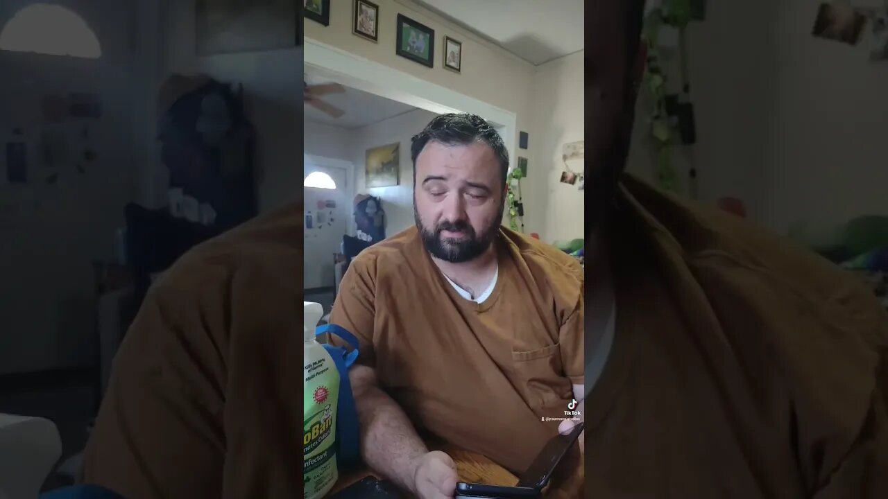 Kenny rehearsing lines, just can't get them right