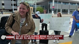 Out-of-state nurses bring much-needed relief to metro Detroit hospitals