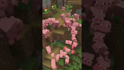 Minecraft : When pigs try to fly