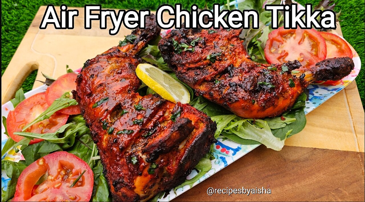 Air Fryer Chicken Tikka Recipe #airfryer #chickentikka #BBQ #BBQ lover #tikka #coalsmoke