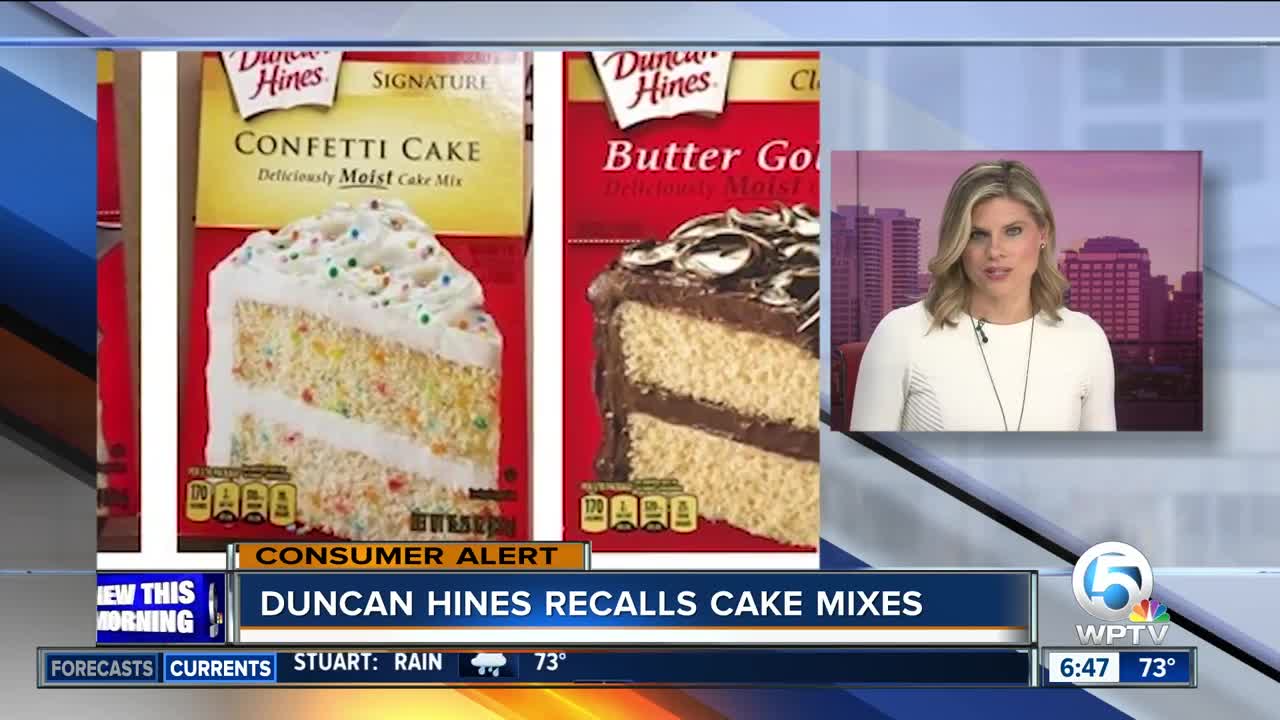 Duncan Hines cake mixes recalled for possible salmonella