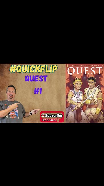 Quest #1 Image Comics #QuickFlip Comic Review Crystal Wood,Jonathan Luna #shorts