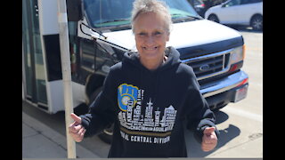 No Brewers shuttle drivers are more happy to be back than Brenda Wallace
