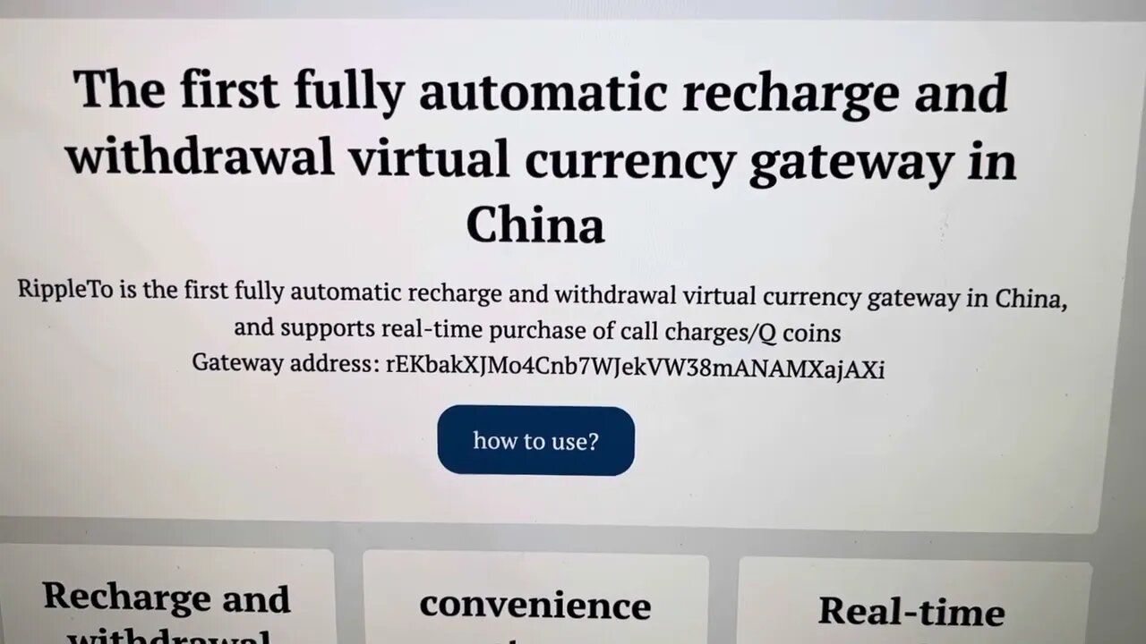 Ripple XRP IN CHINA SINCE 2014. Wow!!