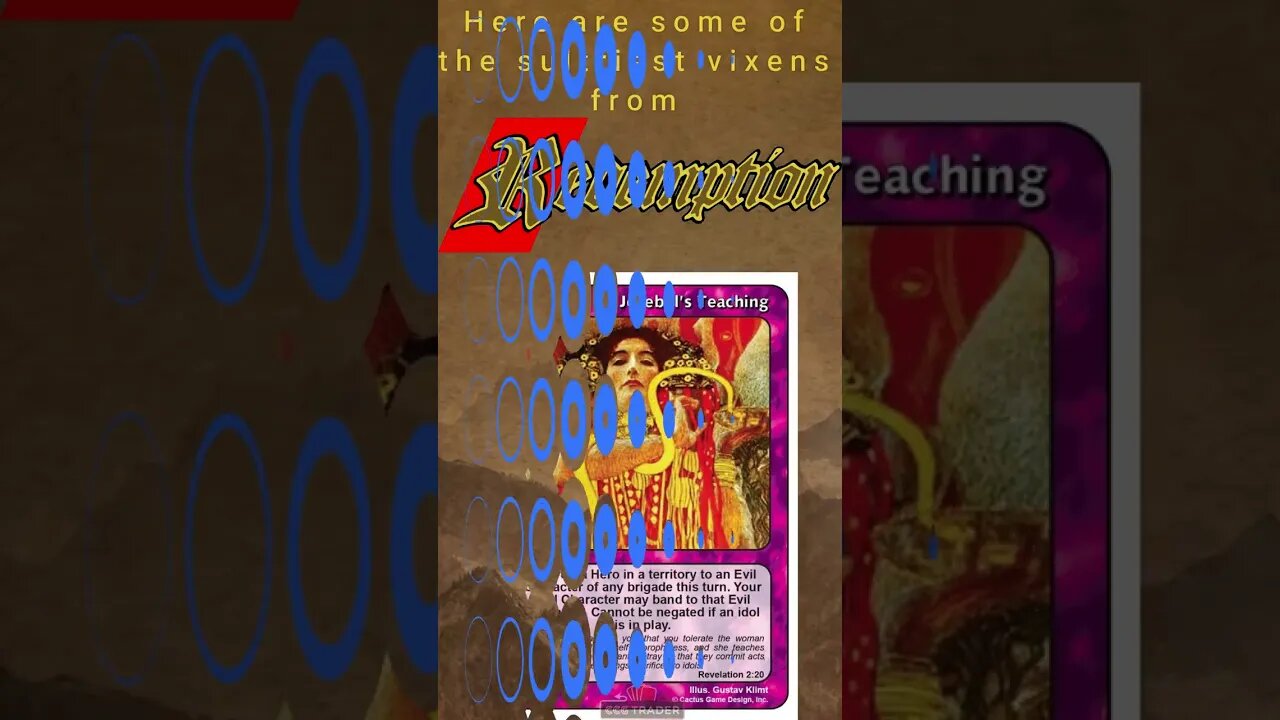 Silly Women of the Christian CCG: Redemption. Do these cards feature more tantalizing art than MTG?