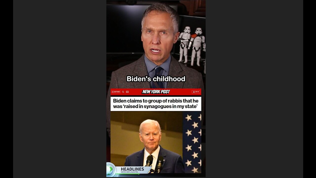 Biden Claims He Was ‘Raised in Synagogues in My State’