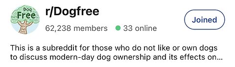 r/Dogfree subreddit posts (Part 1)