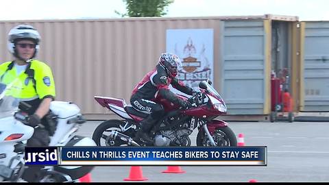 Chills N Thrills Event Gives Bikers Safety Tips