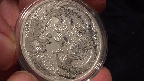 2017 Dragon & Phoenix Silver Coin