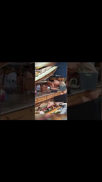 Roomba Tries to Clean Tornado Damage