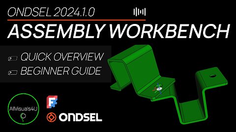 ⏱ TIMELAPSE ⚡ Quick Preview - Ondsel Assembly Workbench - Freecad Assembly Tutorial